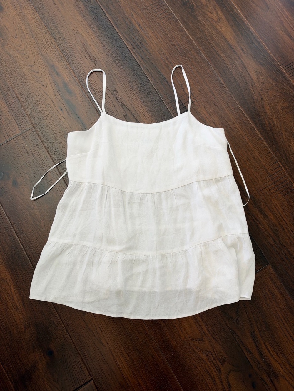 White tiered tank